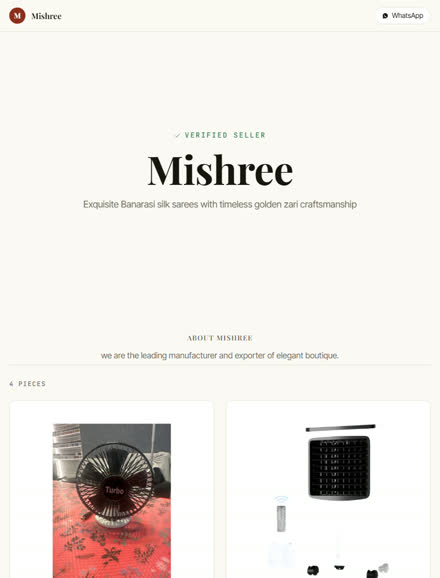 Heritage store design — real storefront preview